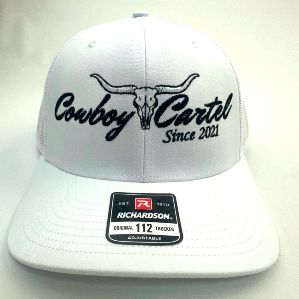 Cowboy Cartel Richardson 112 Trucker Mesh Snapback Cap Hat Emb…